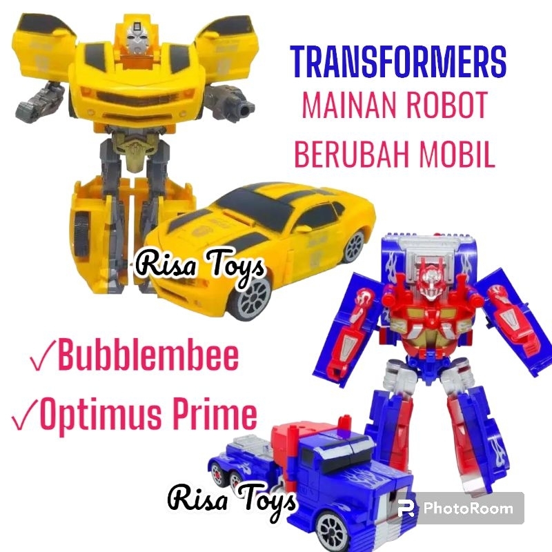 MAINAN ROBOT TRANSFORMER VIRAL  / ROBOT BERUBAH MOBIL HKR