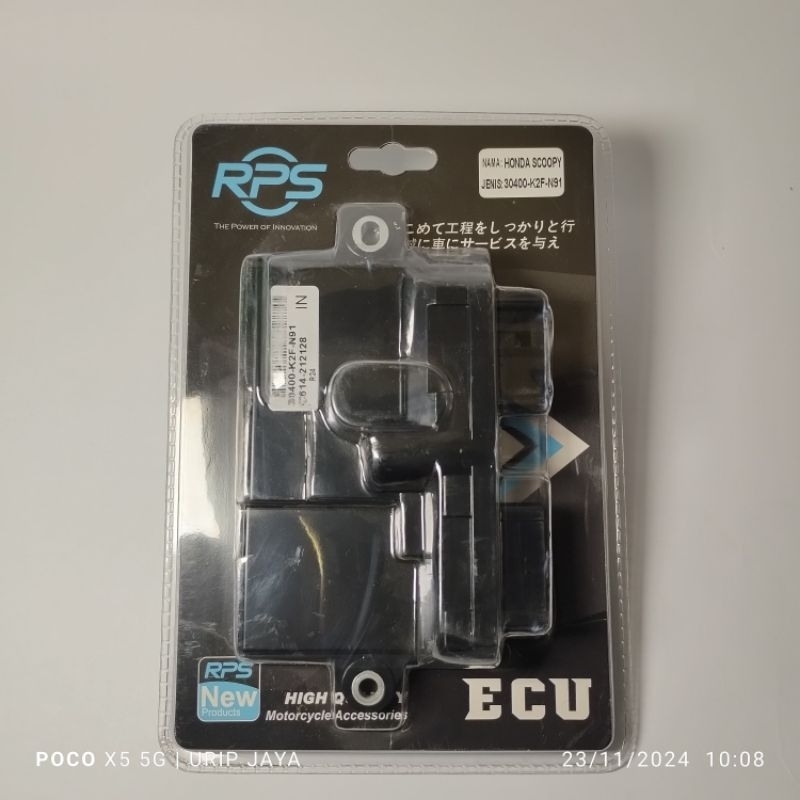 ECU CDI ECM Honda NEW SCOOPY 2020 - 2024 30400-K2F-N91 RPS 30400K2FN91