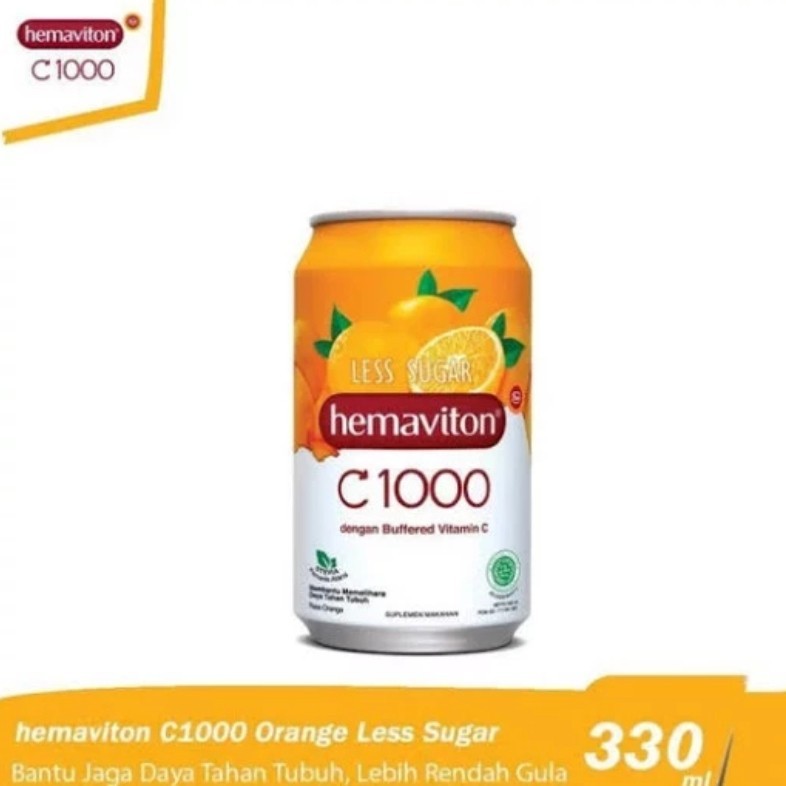 

Hemaviton C1000 Less Sugar rasa Orange Flavour 330 ml