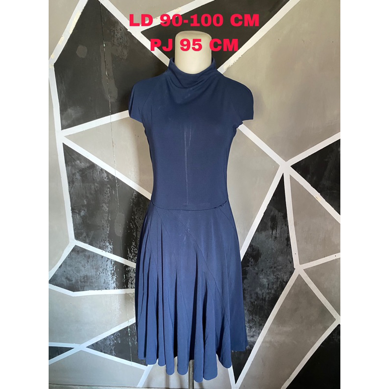 Dress Biru Dongker