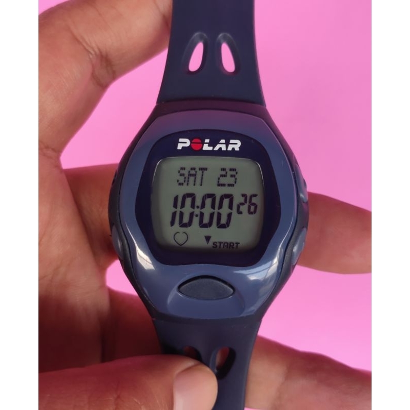 Jam Tangan Original POLAR Digital Navy Second