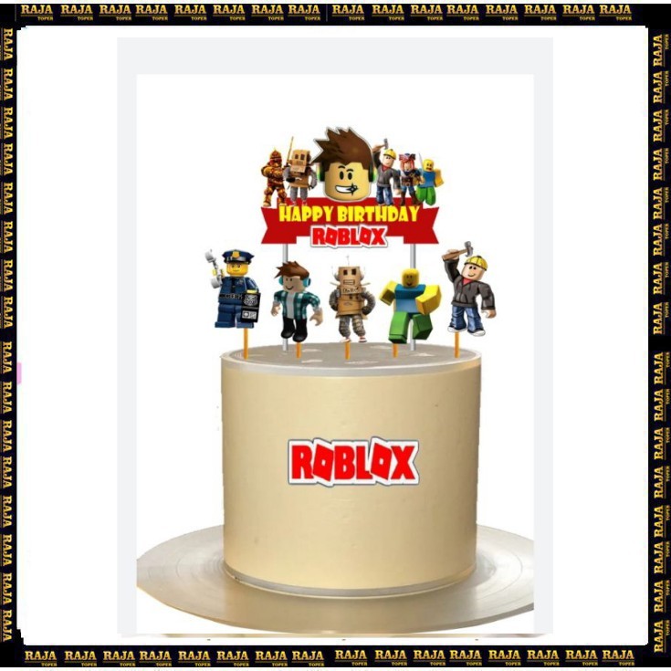 

Toper Cake/Toper Karakter/Toper Happy Birthday/Toper Ulang Tahun/Hiasan Kue Ulang Tahun/Toper Karakter ROBLOK/Toper Tusukan Murah
