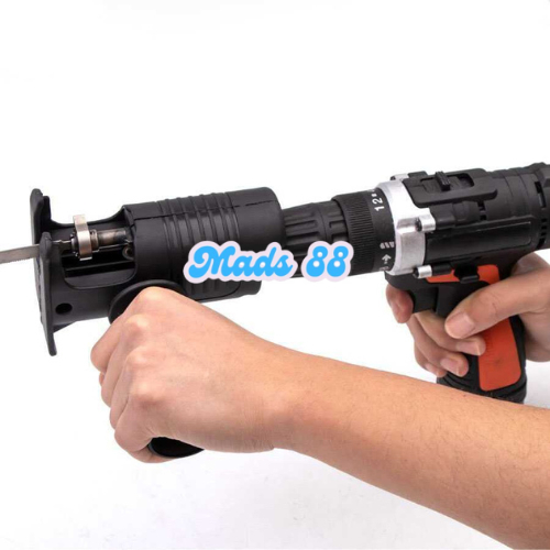 Adaptor Adapter Kepala Bor Listrik Modifikasi Gergaji Mesin Pemotong Kayu Elektrik Multifungsi