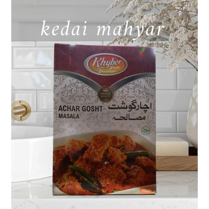 

Bumbu Khyber Acar Gosht Masala
