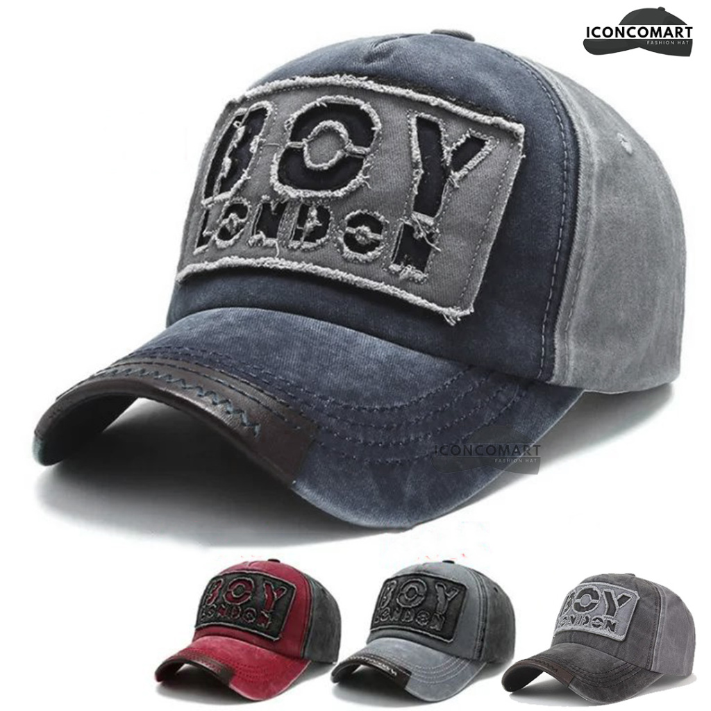 TOPI (BOY LONDON) VINTAGE TOPI BASEBALL HAT CASUAL SPORT PRIA WANITA - HB-10