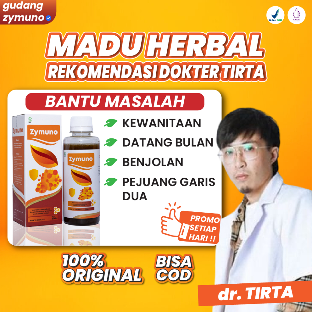 

Madu Zymuno Rekomendasi Dokter Tirta Untuk Imun Tubuh