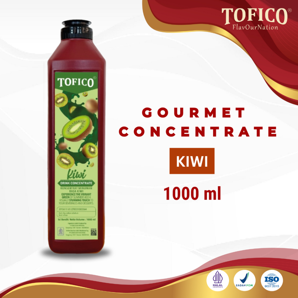 

Kiwi Drink Concentrate Tofico / Konsentrat Minuman Rasa Kiwi / Tofico Gourmet Concentrate