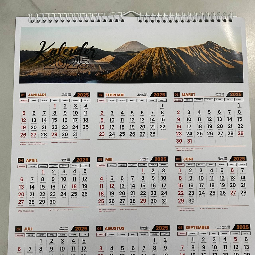 

Kalender Dinding Potrait Isi 1 Lembar (12 Bulan)