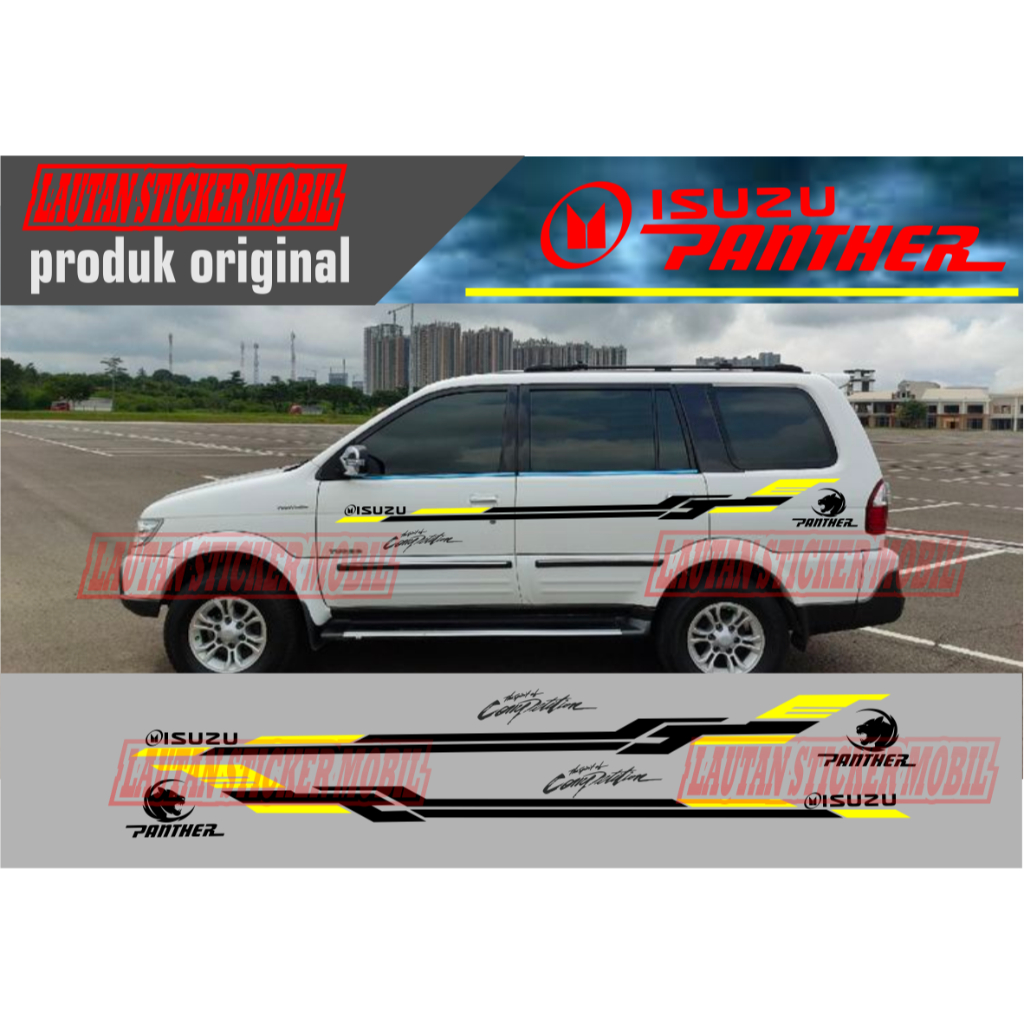 cutting stiker sticker mobil panther kotak cutting sticker lis mobil isuzu panther touring
