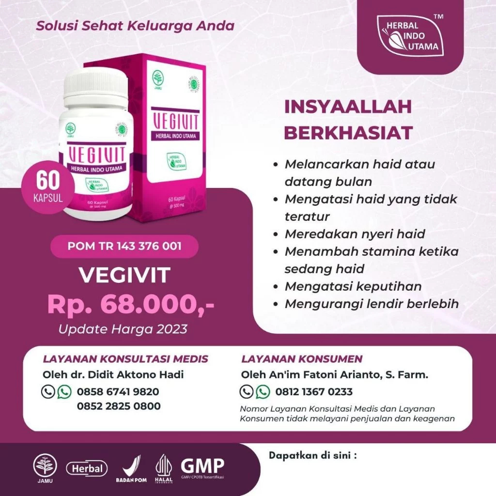 HIU VEGIVIT UNTUK KEPUTIHAN PADA WANITA