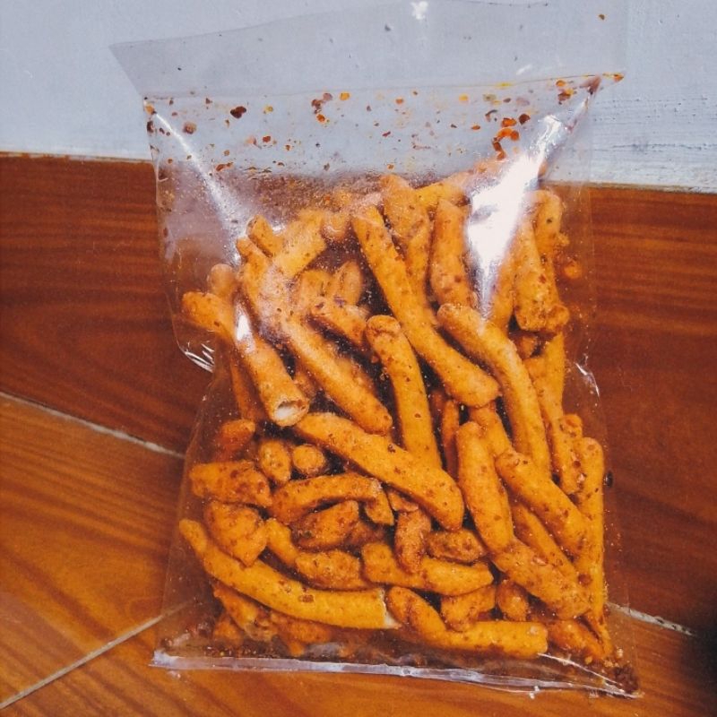 

Basreng Stik 136gr Viral Pedas Daun Jeruk Bumbu Melimpah