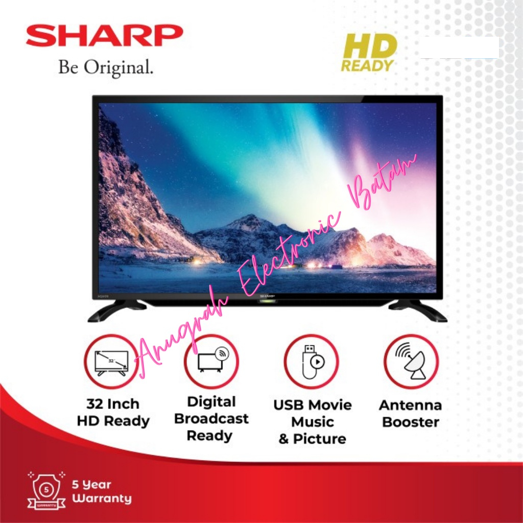 Sharp LED TV 32 Inch Digital Tv 2T-C32DD1I BATAM