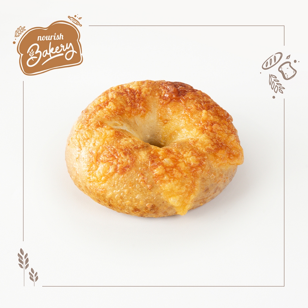 

Bagel Triple Cheese - 100% Sourdough Bagel Keju Long Fermentation 100gr