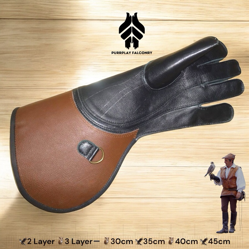 Sarung tangan Burung Elang, Burung Hantu, Alap Alap | Falconry Gloves Birds of Prey (PB02)