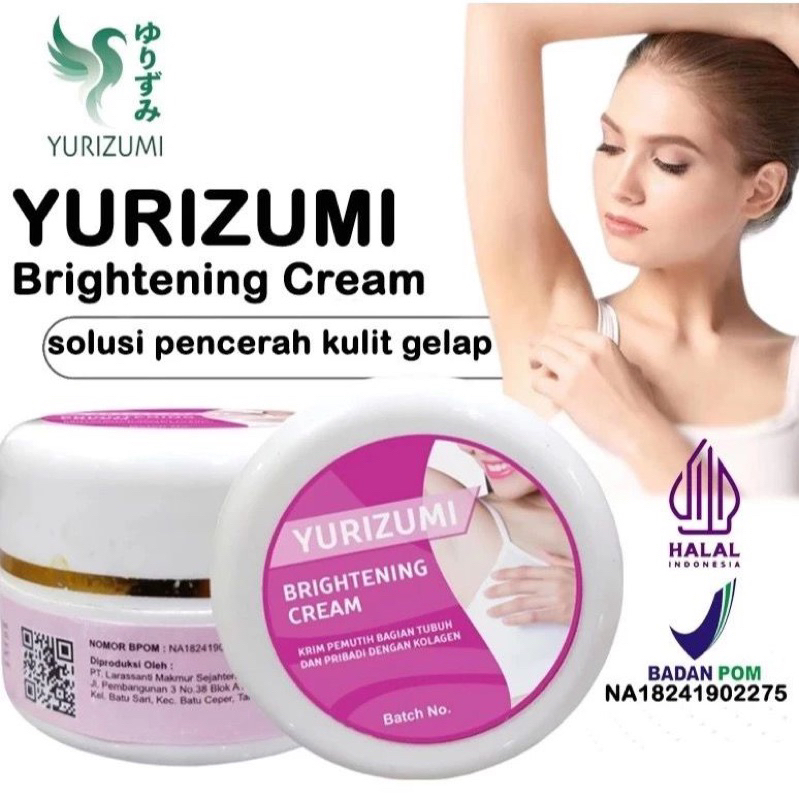 [DS] BWC BABY WHITENING CREAM KRIM KETIAK pencerah mencerahkan Yurizumi brightening cream ketiak kri
