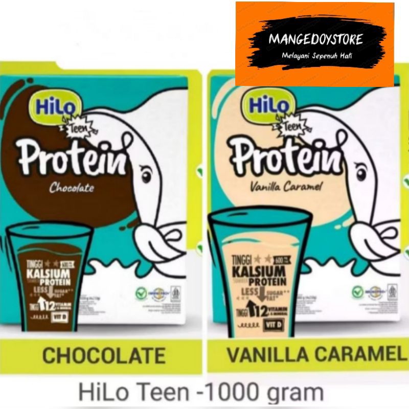 

HILO TEEN COKLAT 1kg - HILO TEEN VANILLA CARAMEL 1kg / Vanilla Caramel 750gr Coklat 750 gr- SUSU TINGGI KALSIUM 13- 19 TAHUN