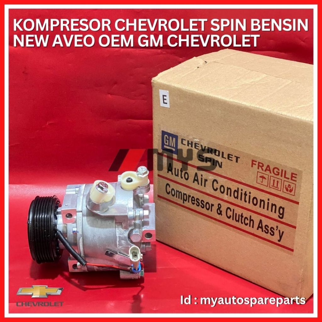 COMPRESSOR AC Mobil CHEVROLET Spin Bensin New Aveo KOMPRESOR OEM GM CHEVROLET