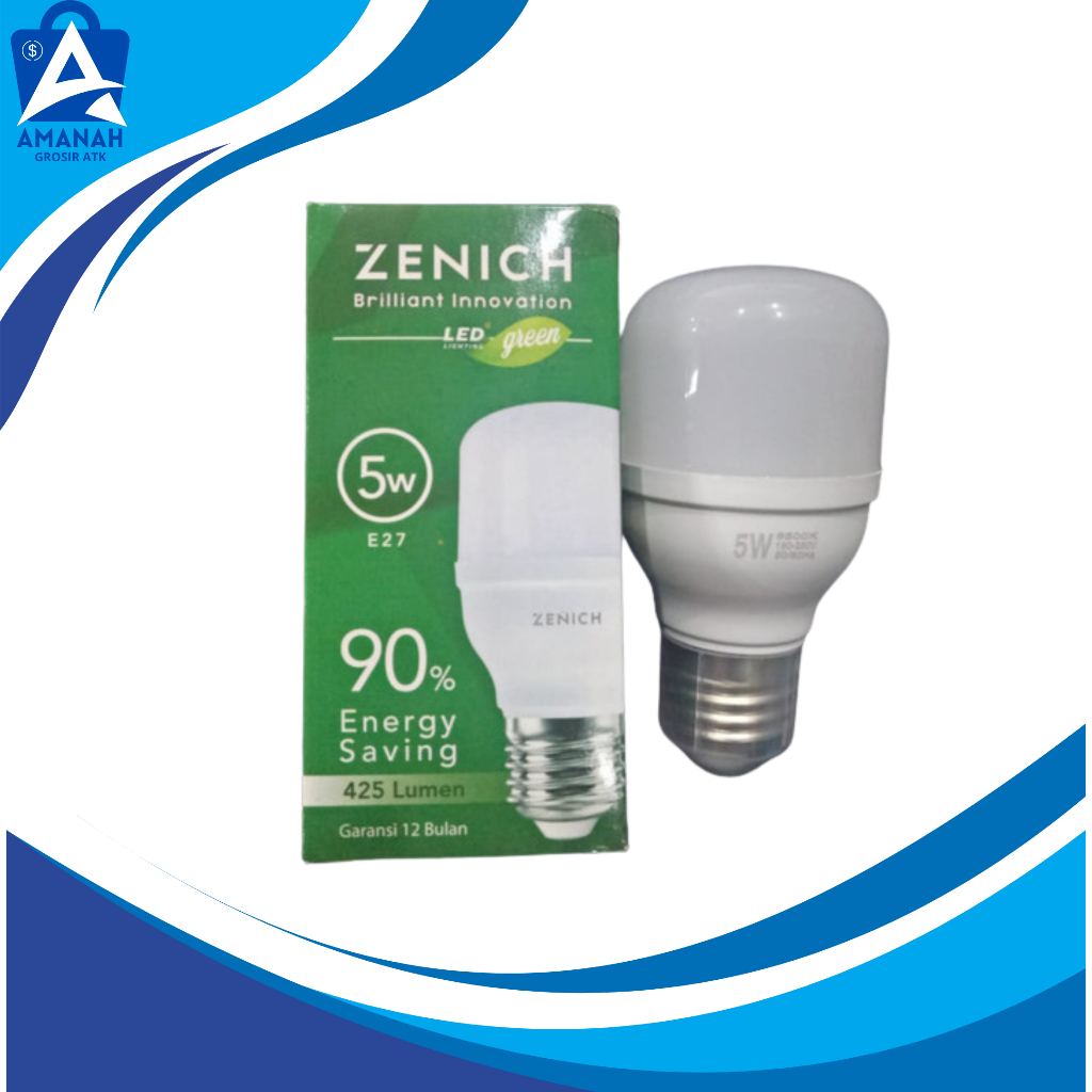 Lampu/Bohlam LED ZENICH 5 Watt