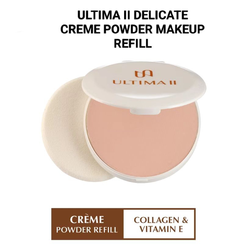ULTIMA II DELICATE CREME POWDER MAKEUP REFILL | Bedak isi ulang ultima