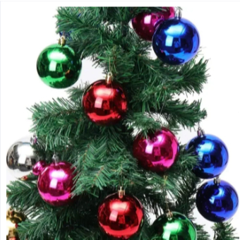 HIASAN  DEKORASI NATAL BOLA WARNA WARNI
