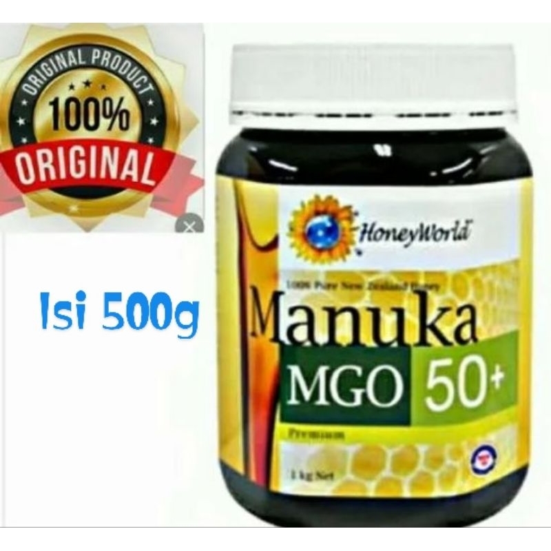 

HoneyWorld Manuka MGO 50+ Isi 500g HALAL