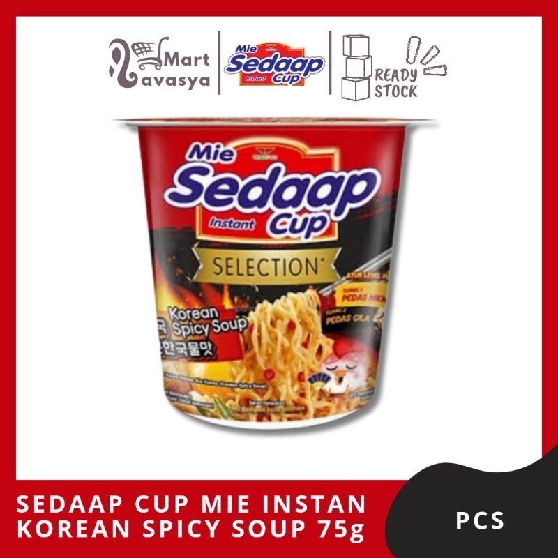 

SEDAAP CUP MIE INSTAN KOREAN SPICY SOUP 75g - 1 PCS - KOTA BANDUNG - LAVASYA MART