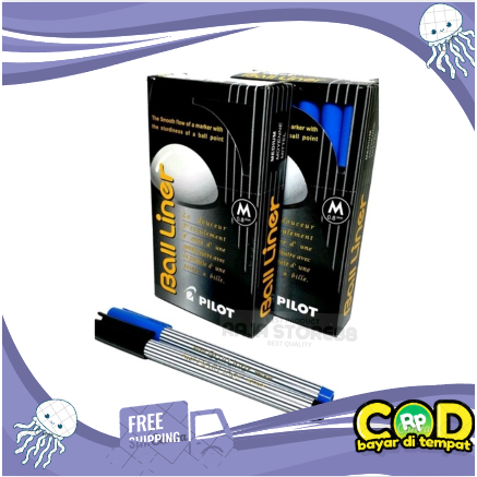 

Pulpen pilot Ball Liner 0.8mm ( 1pak/12pcs )