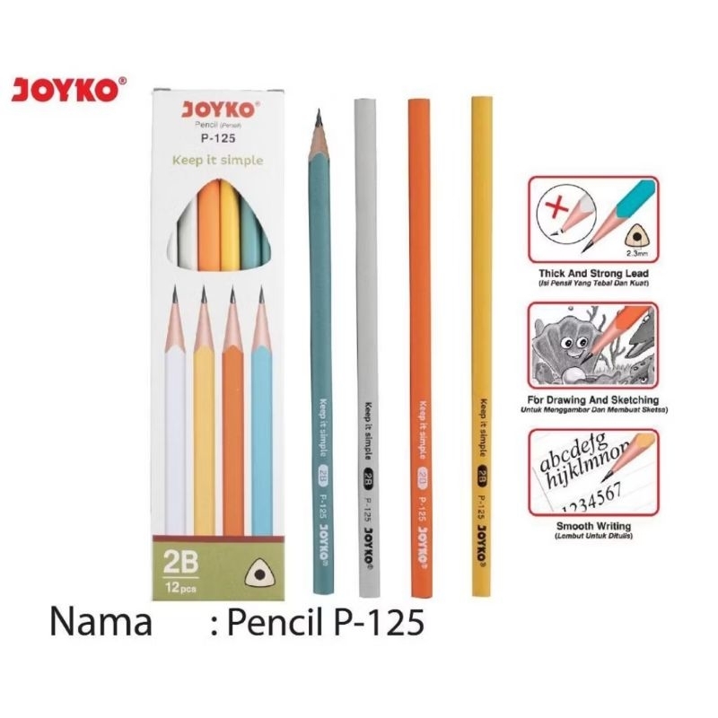 

Pensil Kayu Joyko P-125