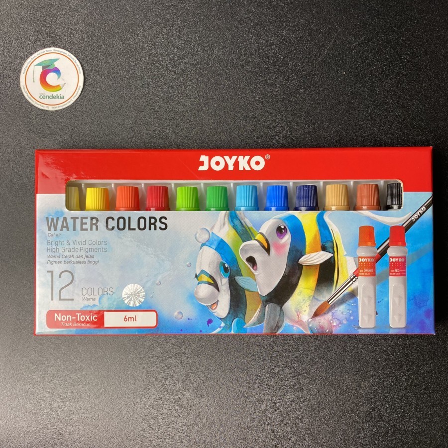 

Cat Air Water Color JOYKO 12 warna x 6ml