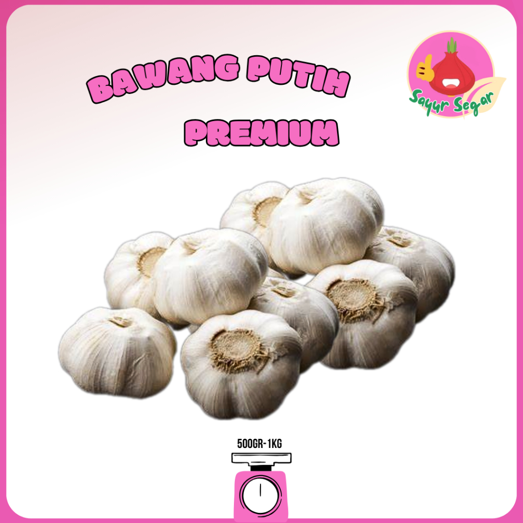 

Sayur Segar - Bawang Putih Premium /Premium Garlic