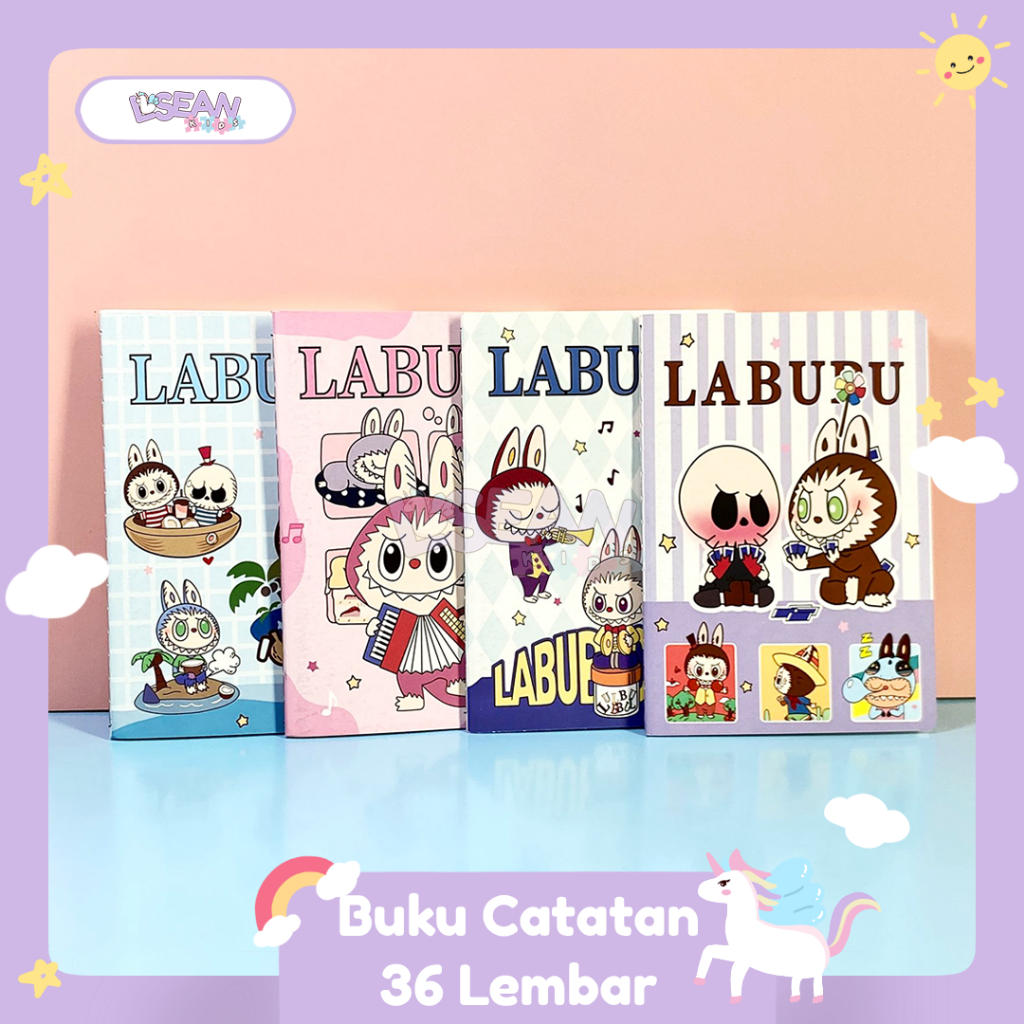 

Buku Catatan Kuliah Kerja Bergaris Gambar Depan Kartun Lucu Isi 36 Lembar