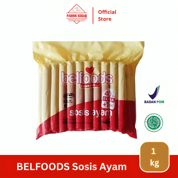 

BELFOODS Sosis Ayam 1 Kg - Sosis Rasa Ayam