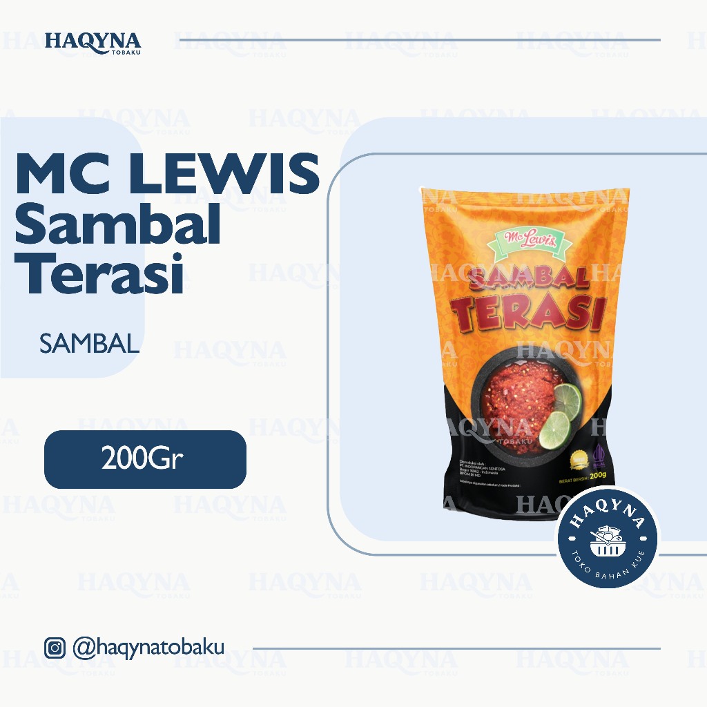 

Mc Lewis Sambal Terasi 200 Gr