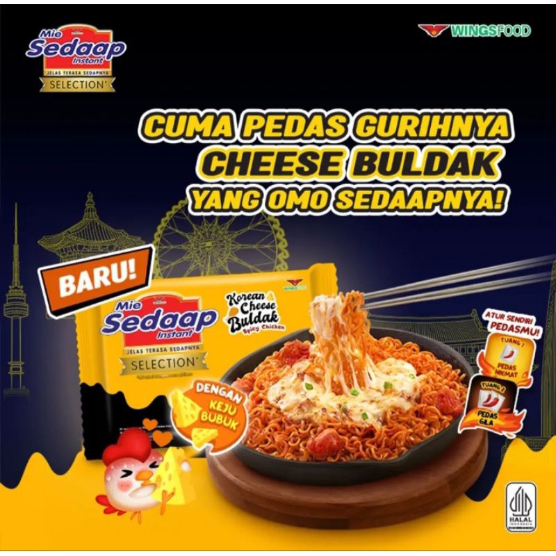 

Sedaap Mie Instant Korean Cheese