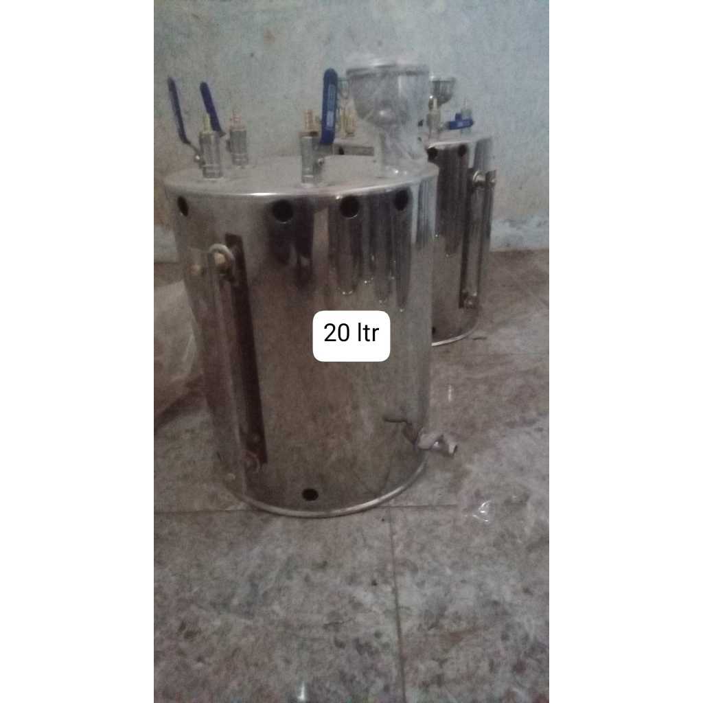 SETRIKA UAP BOILER KAPASITAS 20 LITER|| NAGA BOILER