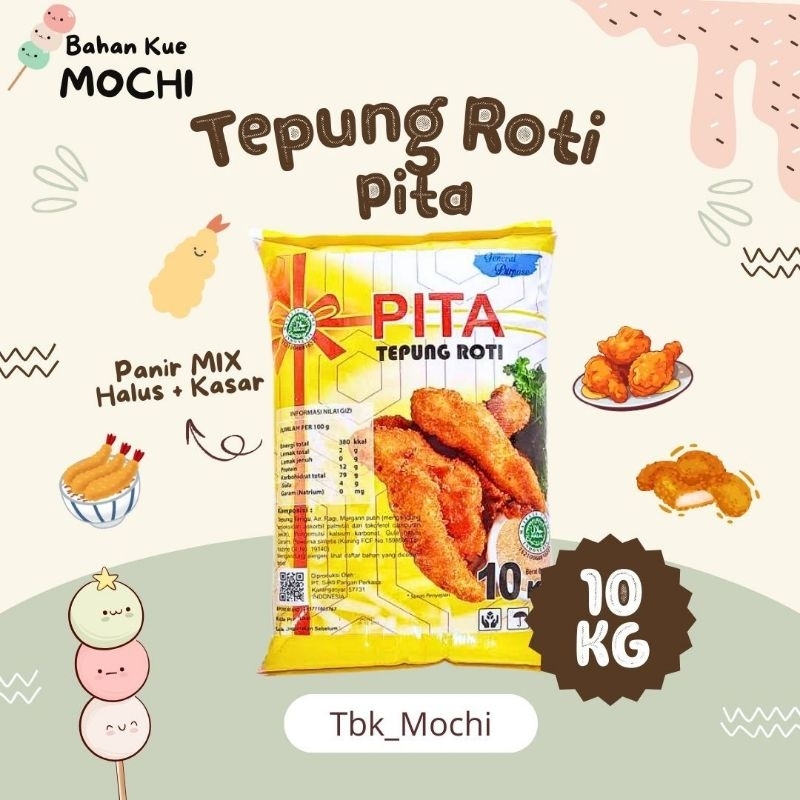 

PITA Tepung Roti 10 KG / Tepung Panir