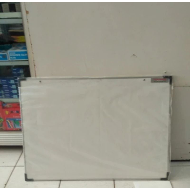 

Cemerlang Papan Tulis White Board Non-Magnetik uk 60 x 80 cm / 60 x 90 cm.