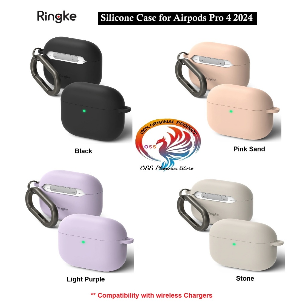 Case Airpods Pro 4 2024 Ringke Silicone Soft Casing Airpods 4