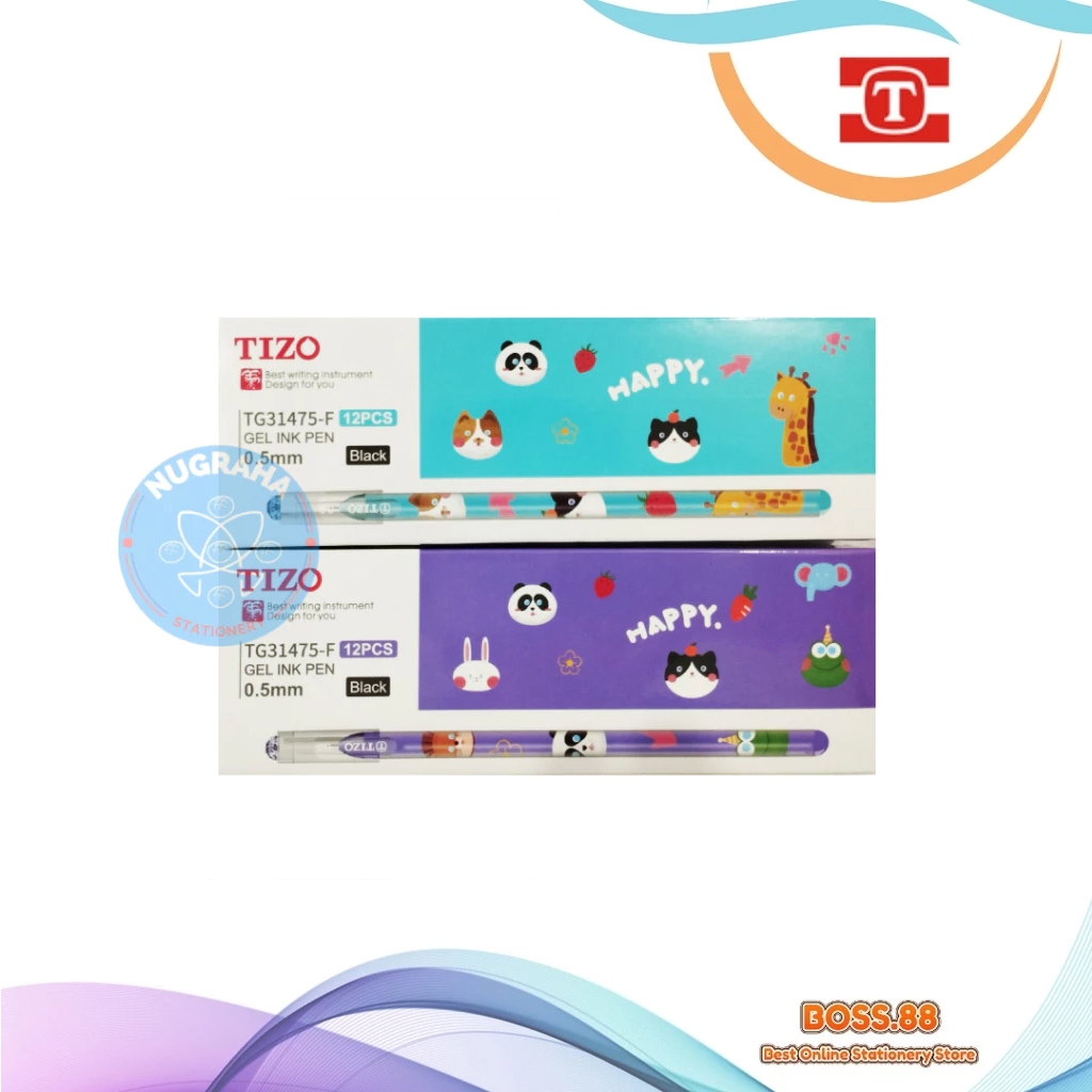 

GEL PEN / PULPEN GEL TIZO TG-31475 (12 PCS)
