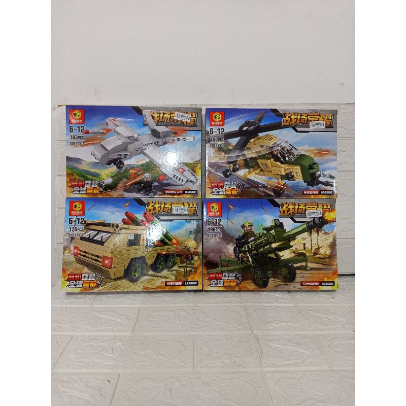 Mainan Block Tentara CD8125-1/4 / Mainan Block Soldier