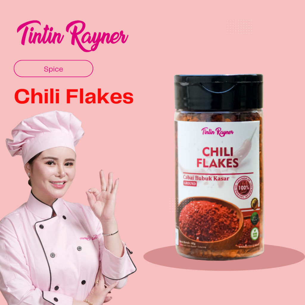 

Tintin Rayner Chili Flakes / Cabai Bubuk Kasar