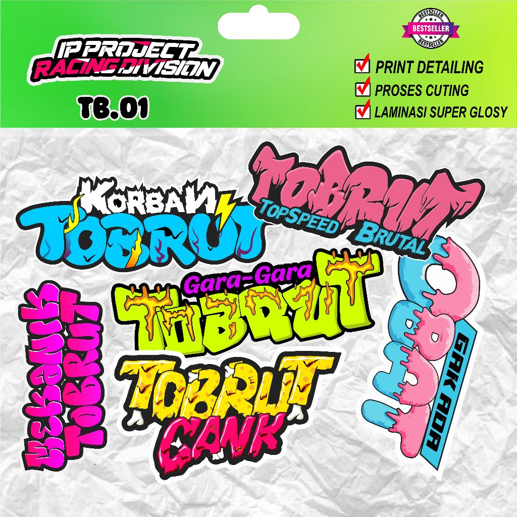 

STIKER PACK KATA-KATA VIRAL TOBRUT - IP PROJECT