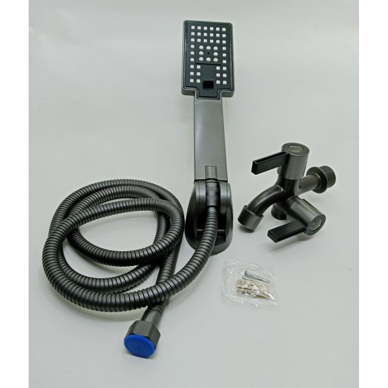 KRAN CABANG 3/4 KOMPLIT SHOWER KOTAK SISTEM