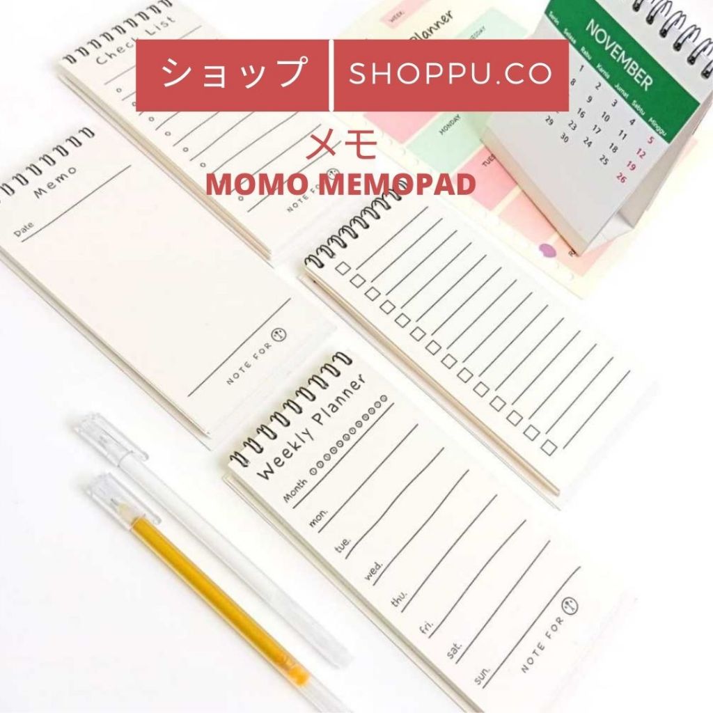 

MOMO SPIRAL MEMOPAD / Kertas Memo - shoppu