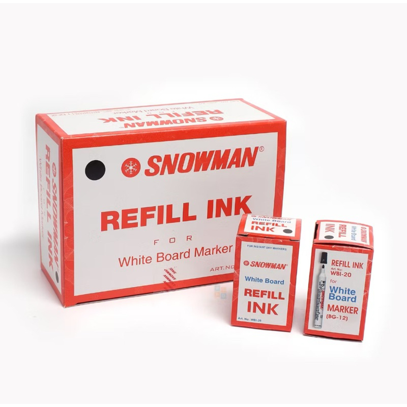 

TINTA SPIDOL SNOWMAN WHITEBOARD WARNA HITAM