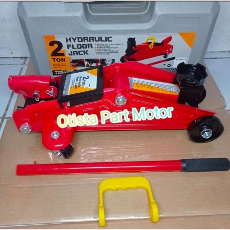 DONGKRAK BUAYA MIΝΙ 2 ΤΟΝ FLOOR JACK 2 ΤΟΝ HYDROLIC JACK MOBIL MINI
