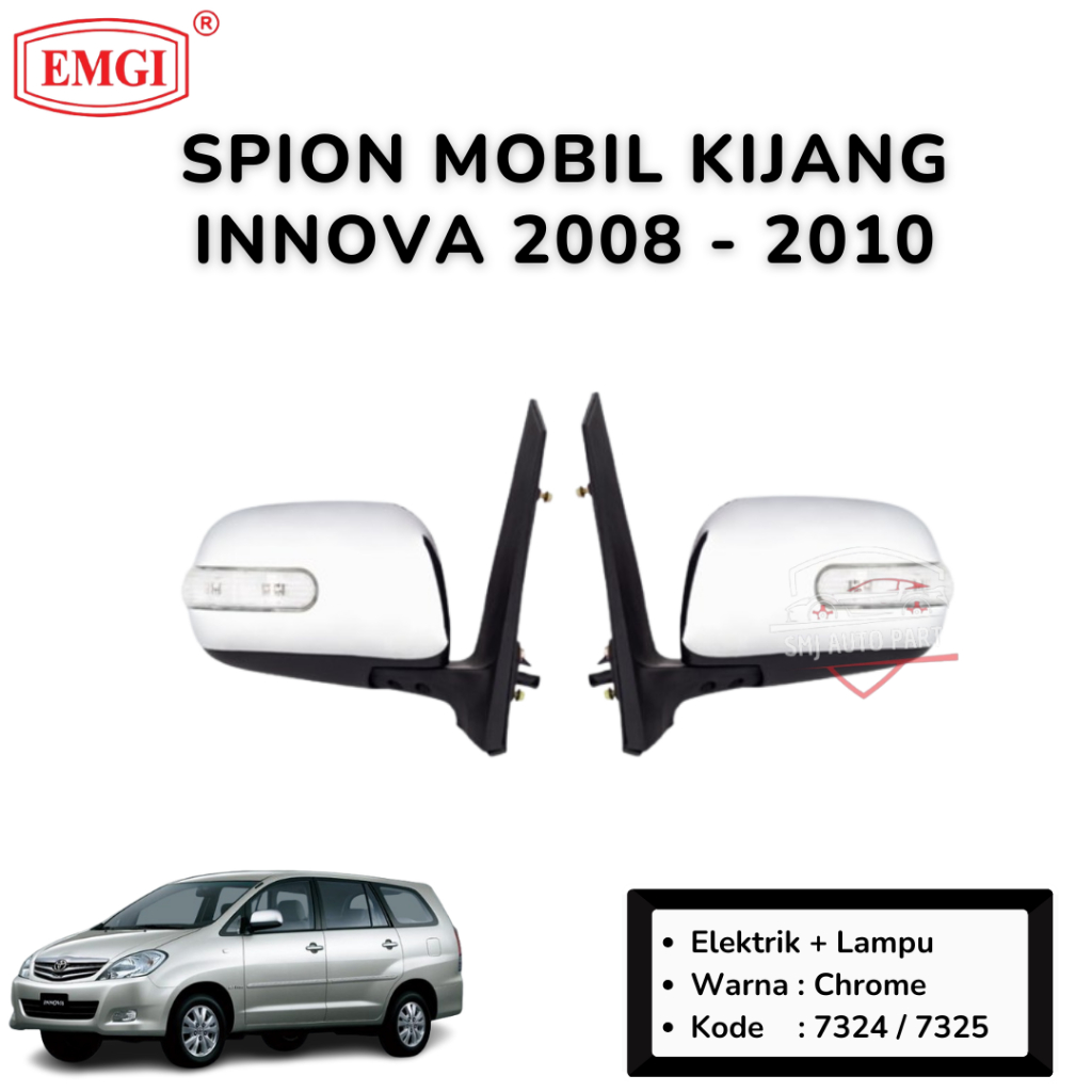 EMGI - SPION MOBIL KIJANG INNOVA 2008 - 2010 - ELEKTRIK + LAMPU