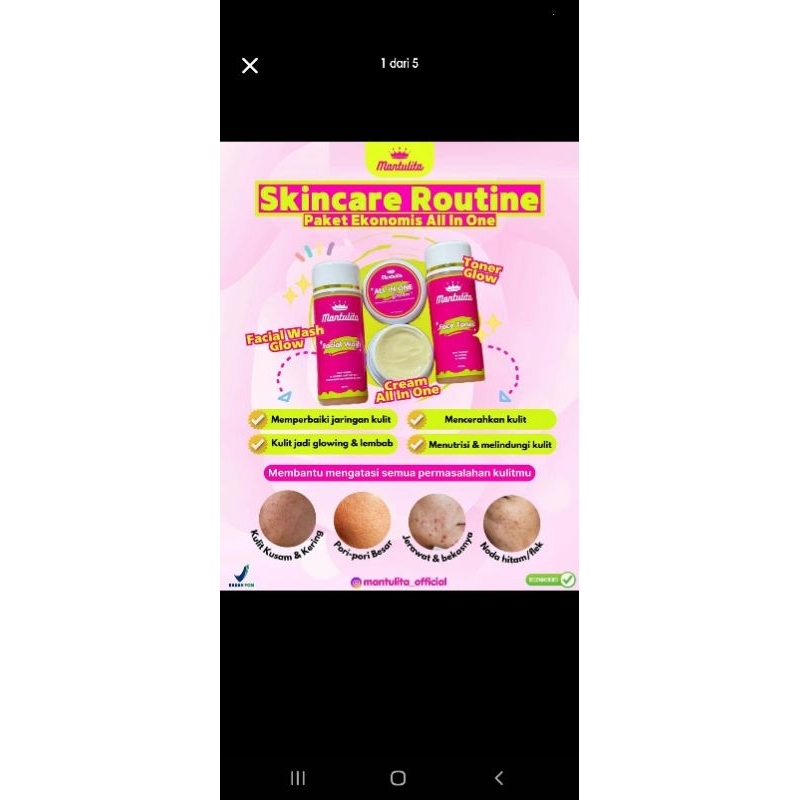 Mantulita cream Ekonomis