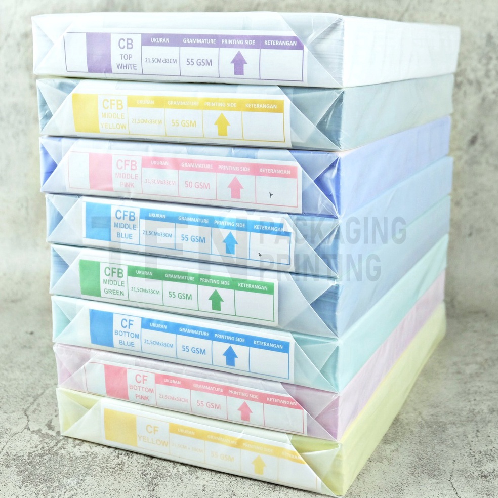 

ts Laris Kertas HVS A4 NCR F4 Top Middle dan Bottom Harga per rim Lengkap Berkualitas Z43