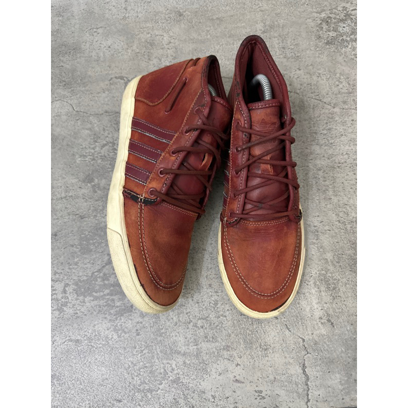 Adidas Leather Court Deck Vulc Mid